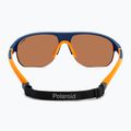 Okulary przeciwsłoneczne męskie Polaroid PLD 7059/S matte blue orange/brown polarized high contrast 4