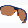 Okulary przeciwsłoneczne męskie Polaroid PLD 7059/S matte blue orange/brown polarized high contrast 5