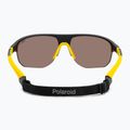 Okulary przeciwsłoneczne męskie Polaroid PLD 7059/S matte black yellow/gold polarized high contrast 4