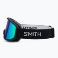 Gogle narciarskie Smith Transfer black/green sol-x mirror 4