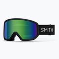 Gogle narciarskie Smith Transfer black/green sol-x mirror
