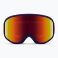Gogle narciarskie dziecięce Smith Reason OTG S3 deep plum gradient/red solx mirror antifog 2