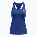 Tank top treningowy damski Under Armour HeatGear Armour Racer tech blue/white 3