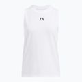 Tank top treningowy damski Under Armour Rival Muscle Tank white/black 3