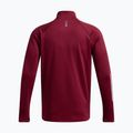 Bluza do biegania męska Under Armour Launch Elite CW Half Zip cardinal/reflective 4