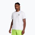 Koszulka męska Under Armour Run Anywhere white/morph green/black