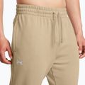 Spodnie męskie Under Armour Rival Fleece Joggers city khaki/white 4