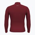 Longsleeve męski Under Armour Elite Mock CG cardinal/metallic silver 2