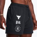 Spodenki męskie Under Armour Project Rock Terry Badge Of Honor Fleece black 4
