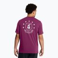 Koszulka treningowa męska Under Armour Project Rock Badge Of Honor purple 2