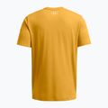 Koszulka treningowa męska Under Armour Project Rock Made Not Born golden yellow/steeltown gold 2