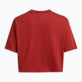 Koszulka damska Under Armour Boxy Crop Logo earthen orange/black 2