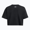 Koszulka damska Under Armour Boxy Crop Logo black/white 2