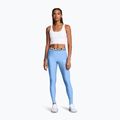 Legginsy damskie Under Armour HeatGear Rib horizon blue/white 2