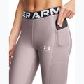 Legginsy damskie Under Armour HeatGear Rib tetra gray/white 4