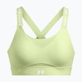 Biustonosz treningowy Under Armour Infinity High 2.0 retro green/white 4