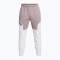 Spodnie męskie Under Armour Unstoppable Fleece tetra gray/white/black 5
