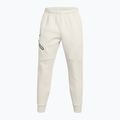 Spodnie męskie Under Armour Unstoppable Fleece summit white/black 5