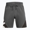 Spodenki męskie Under Armour Curry Splash Fleece Short castlerock full heather/black/white clay