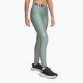 Legginsy treningowe damskie Under Armour HeatGear silica green/white