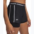 Spodenki treningowe damskie Under Armour Tech Play Up 2in1 black/black/white 4