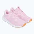 Buty treningowe damskie Under Armour W Charged Aurora 2 prime pink/white/metallic silver 3