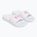 Klapki damskie Under Armour Ignite Select white/white/super pink 2