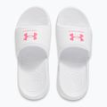 Klapki damskie Under Armour Ignite Select white/white/super pink 4