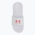 Klapki damskie Under Armour Ignite Select white/white/super pink 5