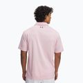 Koszulka polo męska Under Armour Tech Polo prime pink/pitch gray 2