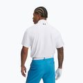 Koszulka polo męska Under Armour Tee To Green Pique Polo white/black 2