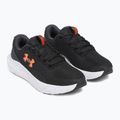 Buty do biegania męskie Under Armour Charged Surge 4 black/anthracite/ares red 3