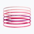 Opaska na głowę dziecięca Under Armour Mini Elastic 6 szt prime pink/white