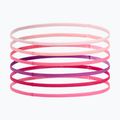 Opaska na głowę dziecięca Under Armour Mini Elastic 6 szt prime pink/white 2