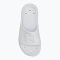 Klapki damskie Under Armour Locker V Slide white/white/white 5