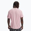 Koszulka treningowa męska Under Armour Tech Textured prime pink/black 2