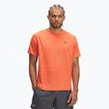 Koszulka treningowa męska Under Armour Tech Textured fire/ares red/castlerock