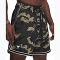 Spodenki męskie Under Armour Project Rock Mesh baroque green/white 4