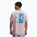 Koszulka męska Under Armour 60/40S Evol Logo prime pink/ether blue/white 2