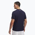 Koszulka treningowa męska Under Armour HeatGear Fitted midnight navy/white 2