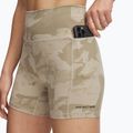 Spodenki treningowe damskie Under Armour Project Rock Middy city khaki/black 4