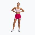 Spodenki do biegania damskie Under Armour Fly By 2in1 shaded fuchsia/prime pink/reflective 2