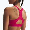 Biustonosz treningowy Under Armour HeatGear Armour High shaded fuchsia 3