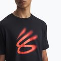 Koszulka koszykarska Under Armour Curry Playable 1 Tee black/fire 3