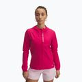 Kurtka do biegania damska Under Armour Outrun The Storm shaded fuchsia/reflective