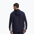 Kurtka męska Under Armour Rival Woven Windbreaker midnight navy/midnight navy/white 2