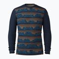 Longsleeve termoaktywny męski Smartwool Merino 250 Baselayer Crew Boxed deep navy geo peaks 3