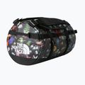 Torba podróżna The North Face Base Camp Duffel S 50 l black alpine floral