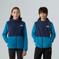 Bluza polarowa dziecięca The North Face Teen Glacier Full Zip Hoodie dusk blue/summit navy 3