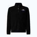 Bluza polarowa dziecięca The North Face Teen Glacier 1/4 Zip black